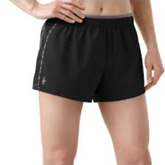 Smartwool PhD Running Shorts L Black/Gray - Picture 1 of 16